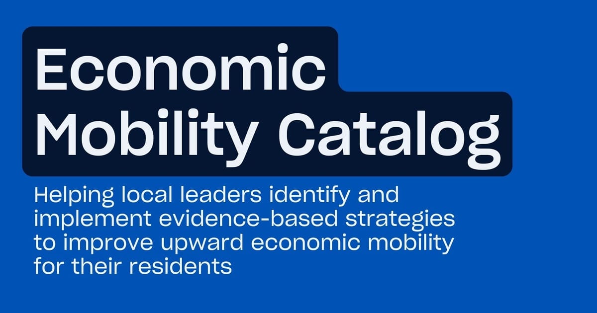 Homepage Results for America Economic Mobility Catalog